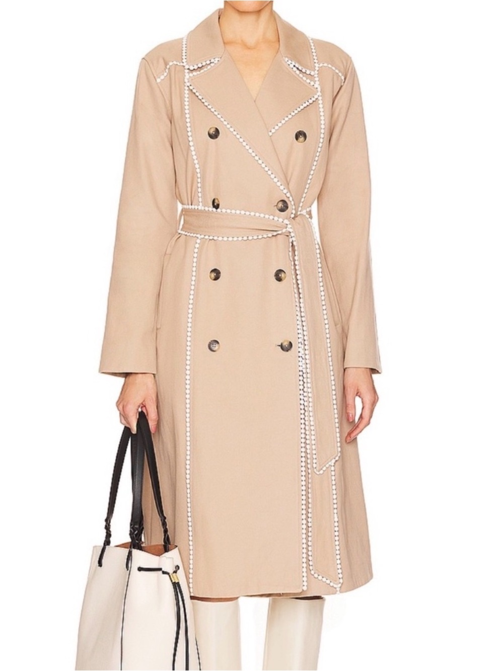 L'Agence Venus Belted Trench Coat